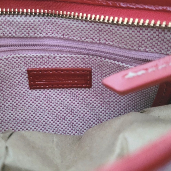 Dooney &  Bourke Red Patent Leather Shoulder Bag - Picture 7 of 7